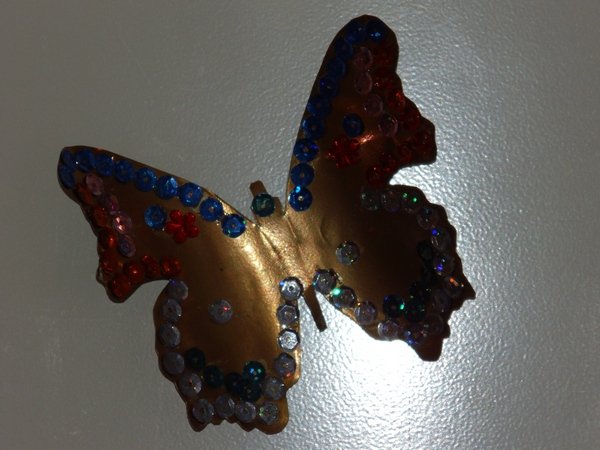 Декоративная бабочка мастер класс