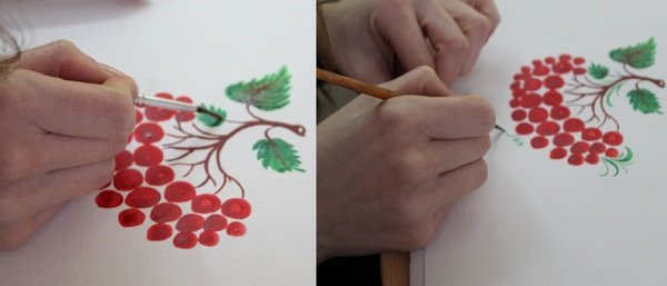 Техника рисование пальцами мастер-класс