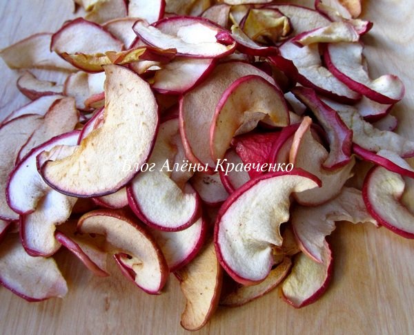 Сушеные яблоки - польза и вред