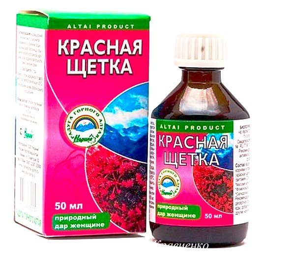 Красная щетка настойка 